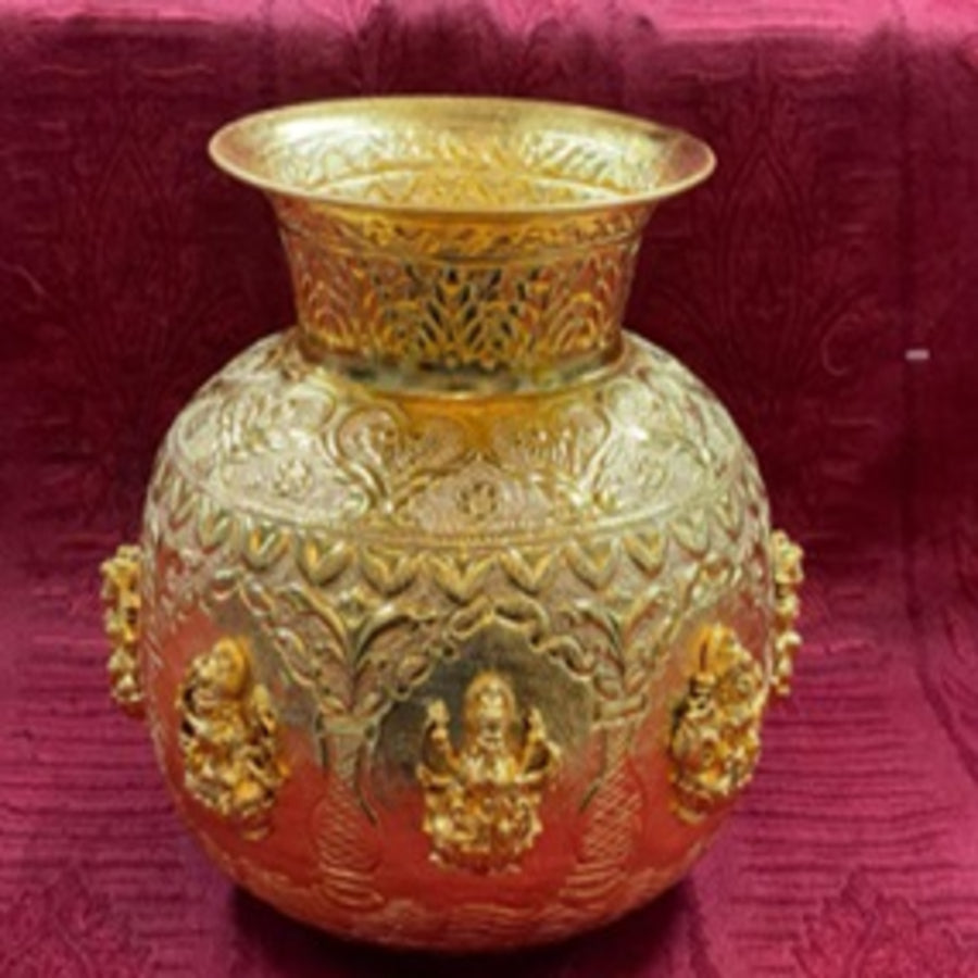 BRASS000015 - Ashtalakshmi Kalash (Brass)