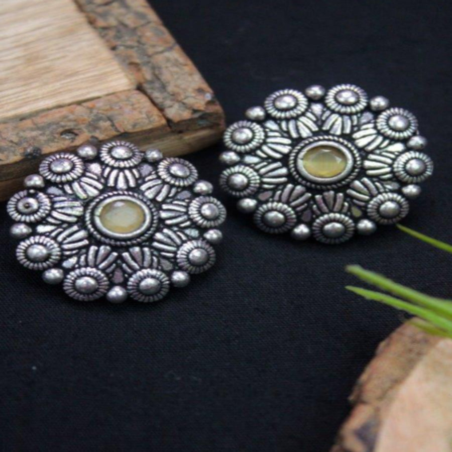 ER000035 - GERMAN SILVER EARRING