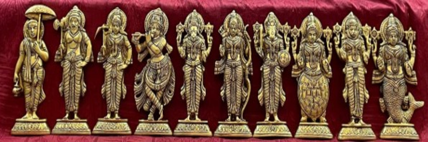 BRASS000006 - Dashavatara Set (Brass)