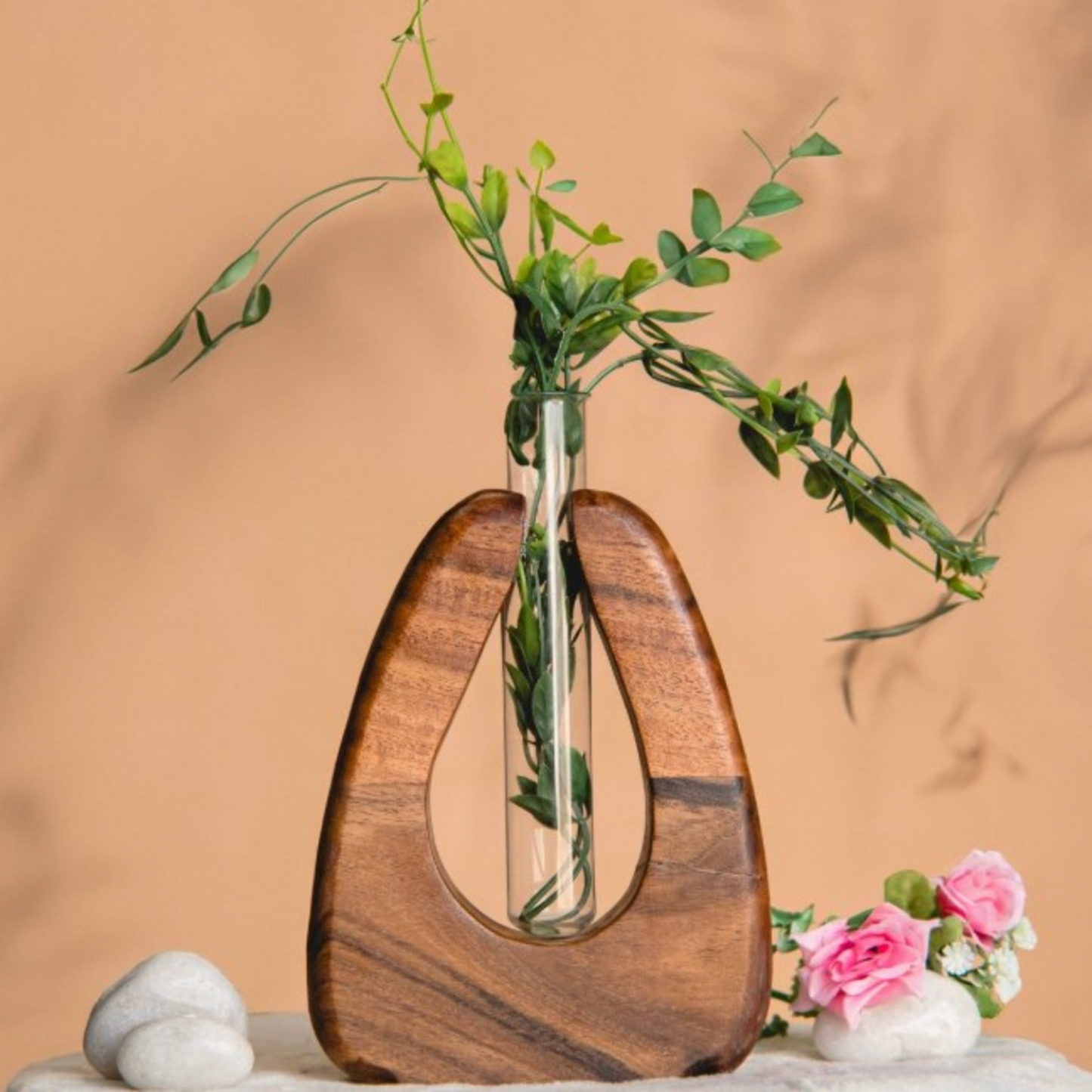 HD000049 - Wooden U Cut Planter 6x5 Inch