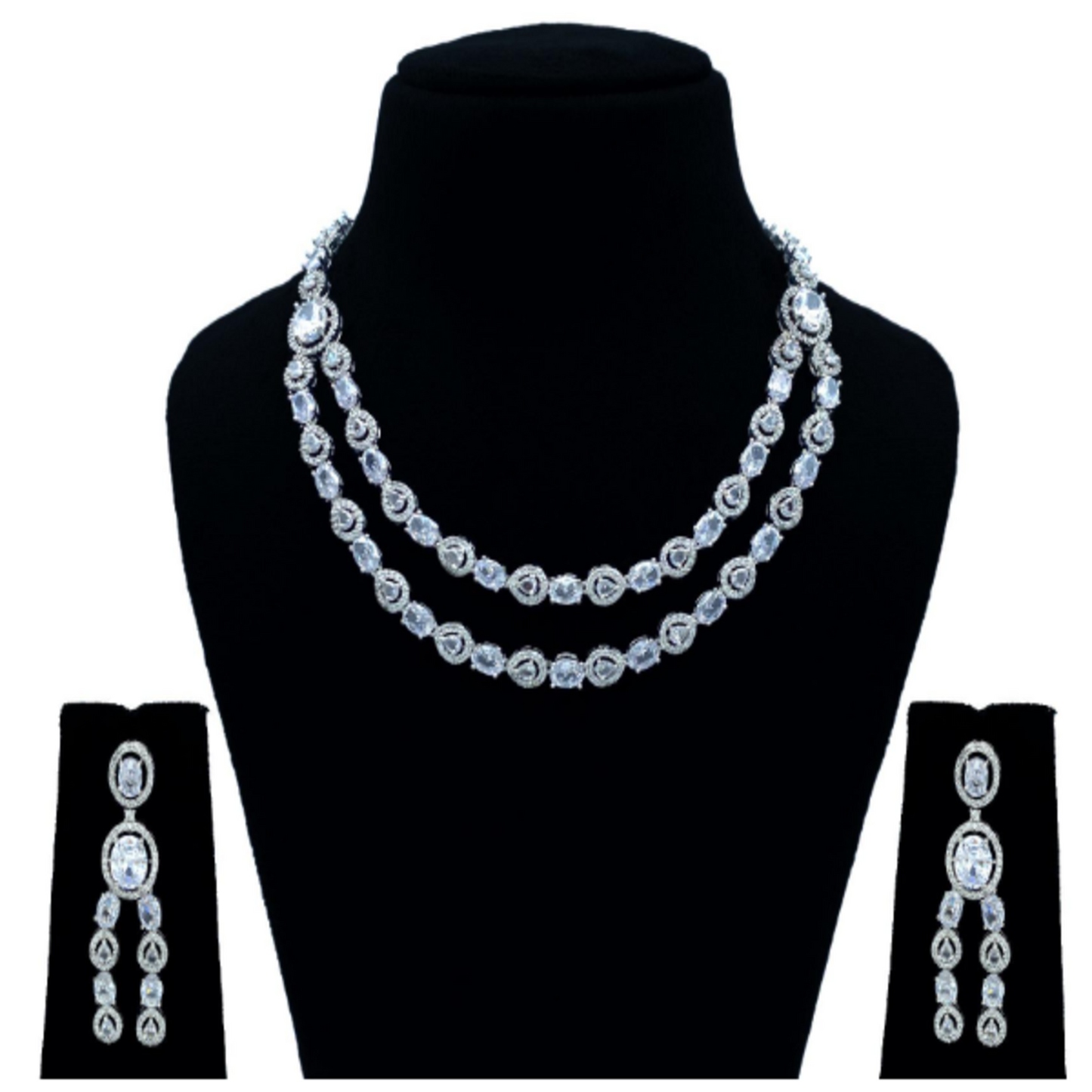 NL000070 - AD Double Halo Sparkle Set