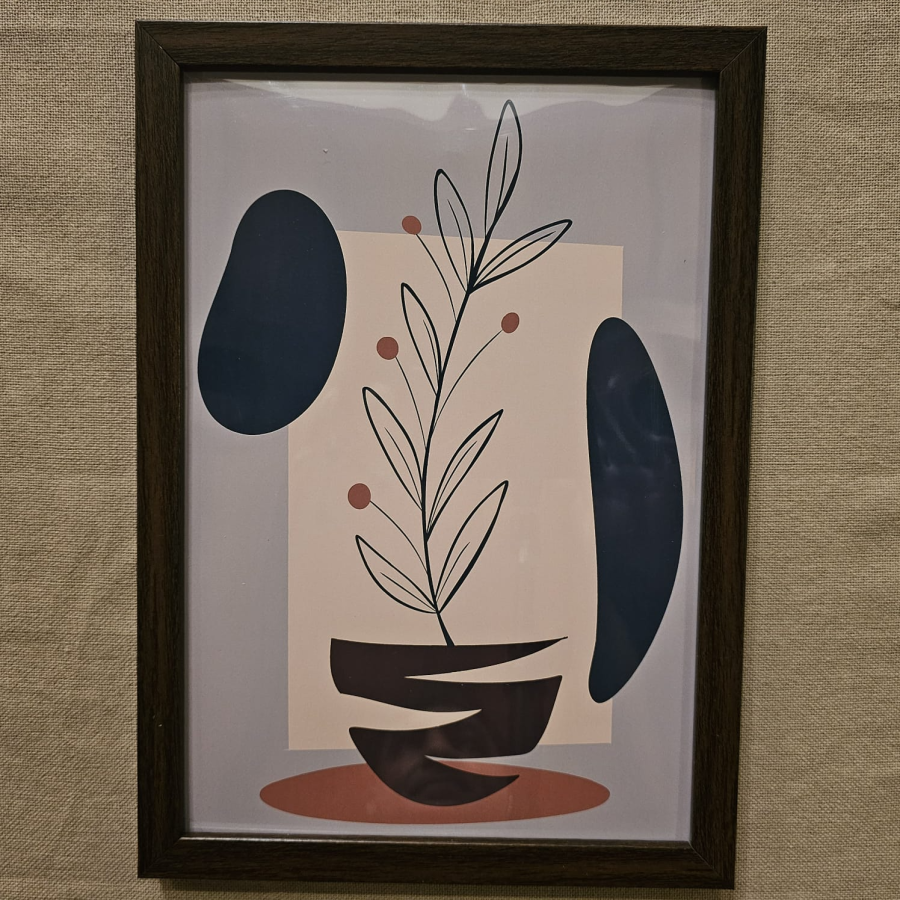 WA000017 - Modern Wall Art - Botanical Poise