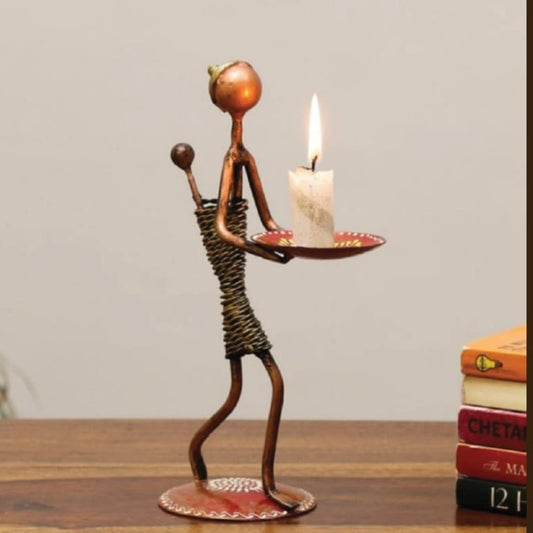 HD000001 - Mother & Child Single Candle Stand
