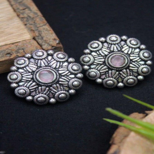 ER000035 - GERMAN SILVER EARRING