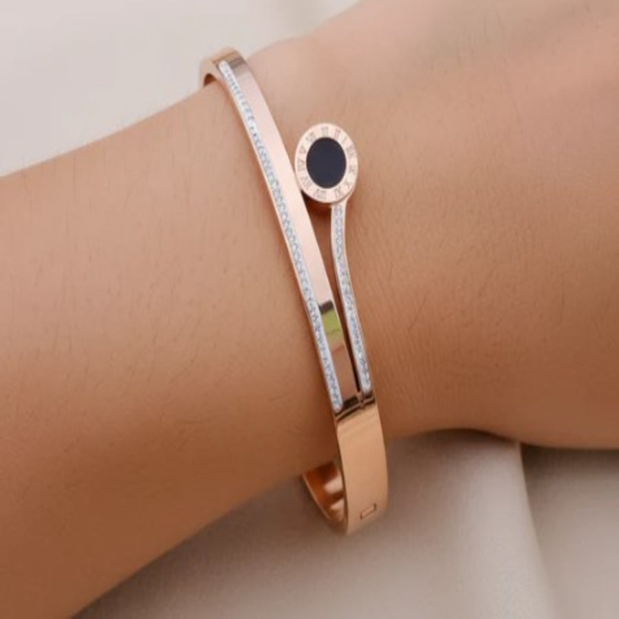 BR000003 - Bracelet - Roman Numeral - Rose Gold