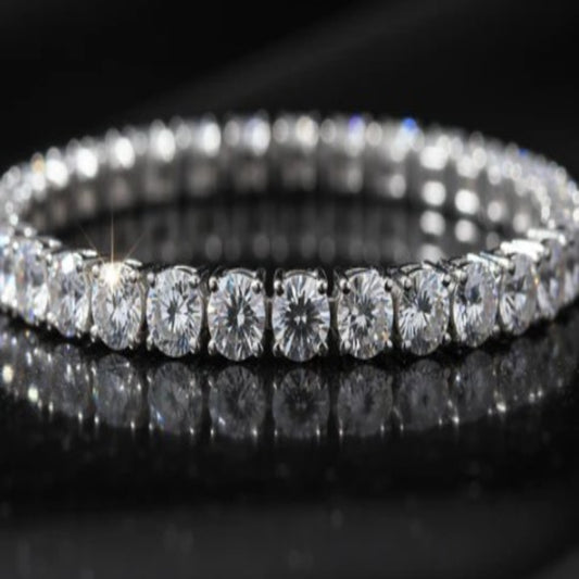 BR000005 - Step Cut Tennis Bracelet