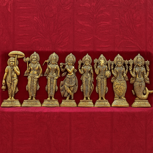 BRASS000006 - Dashavatara Set (Brass)
