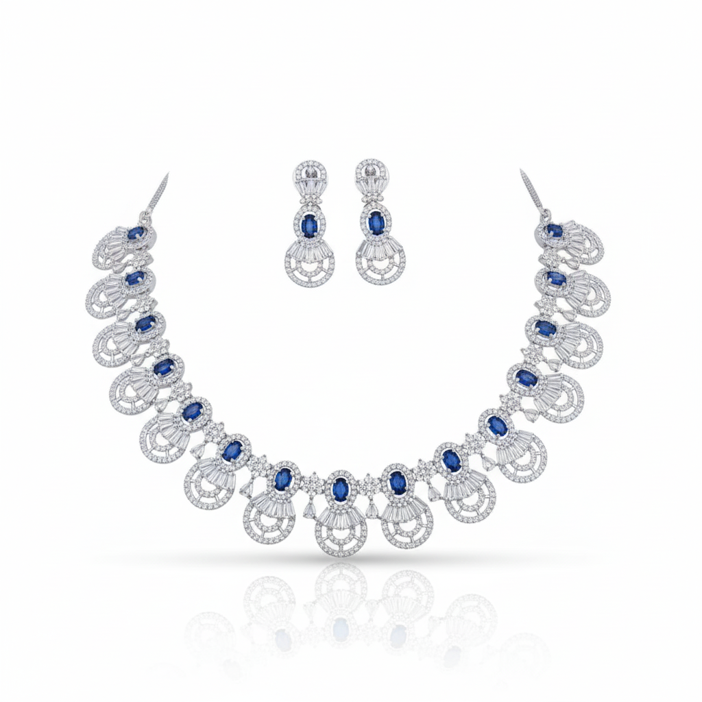 NL000056 - Celestial Halo Necklace Set