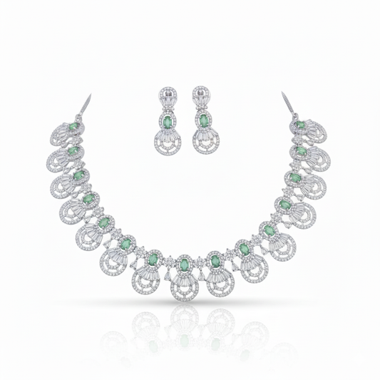 NL000056 - Celestial Halo Necklace Set