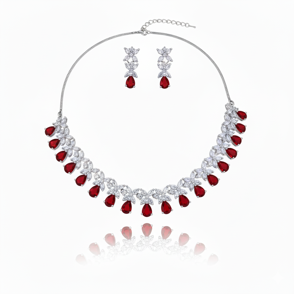 NL000062 - Dewdrop Elegance Necklace Set