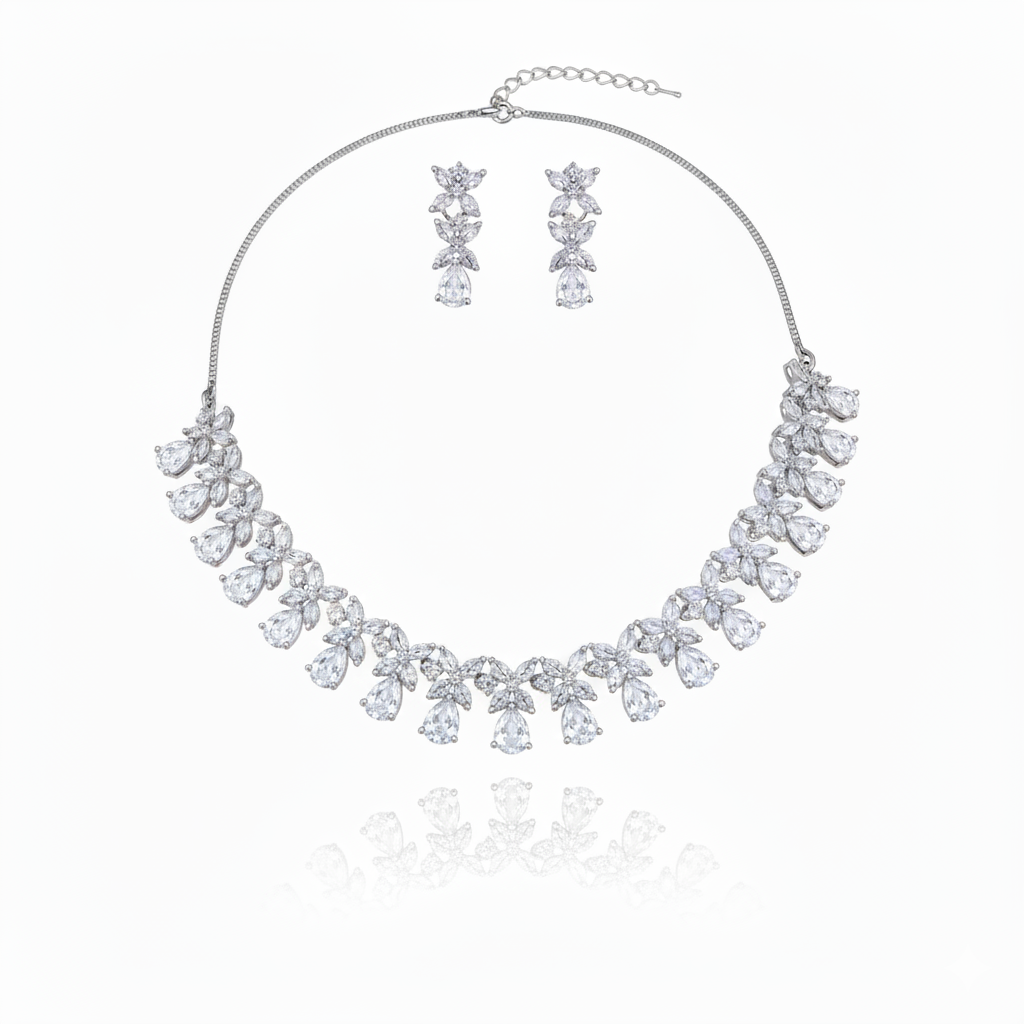 NL000062 - Dewdrop Elegance Necklace Set