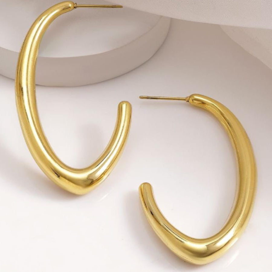 ER000009 - Gold Plated Earring - U Shape