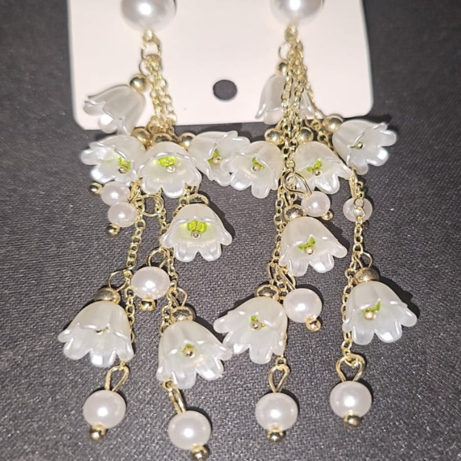 ER000024 - Korean Earring - Rose Pearl