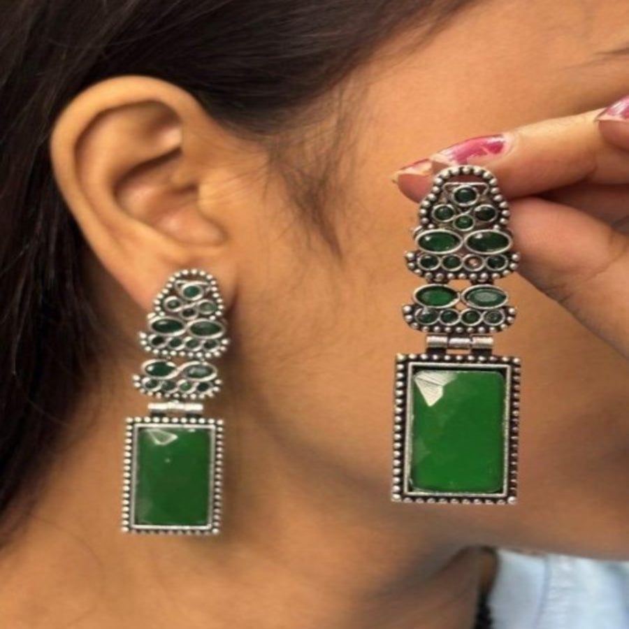 ER000030 - GERMAN SILVER EARRING