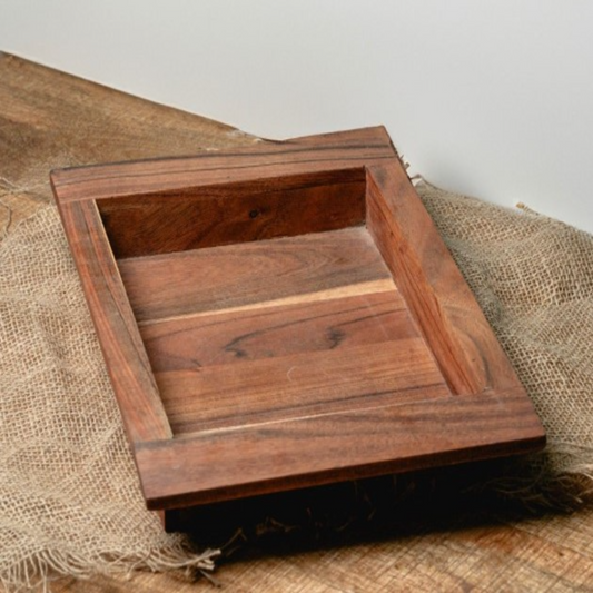 HD000040 - Wooden Acacia Tray 16X10 Inch