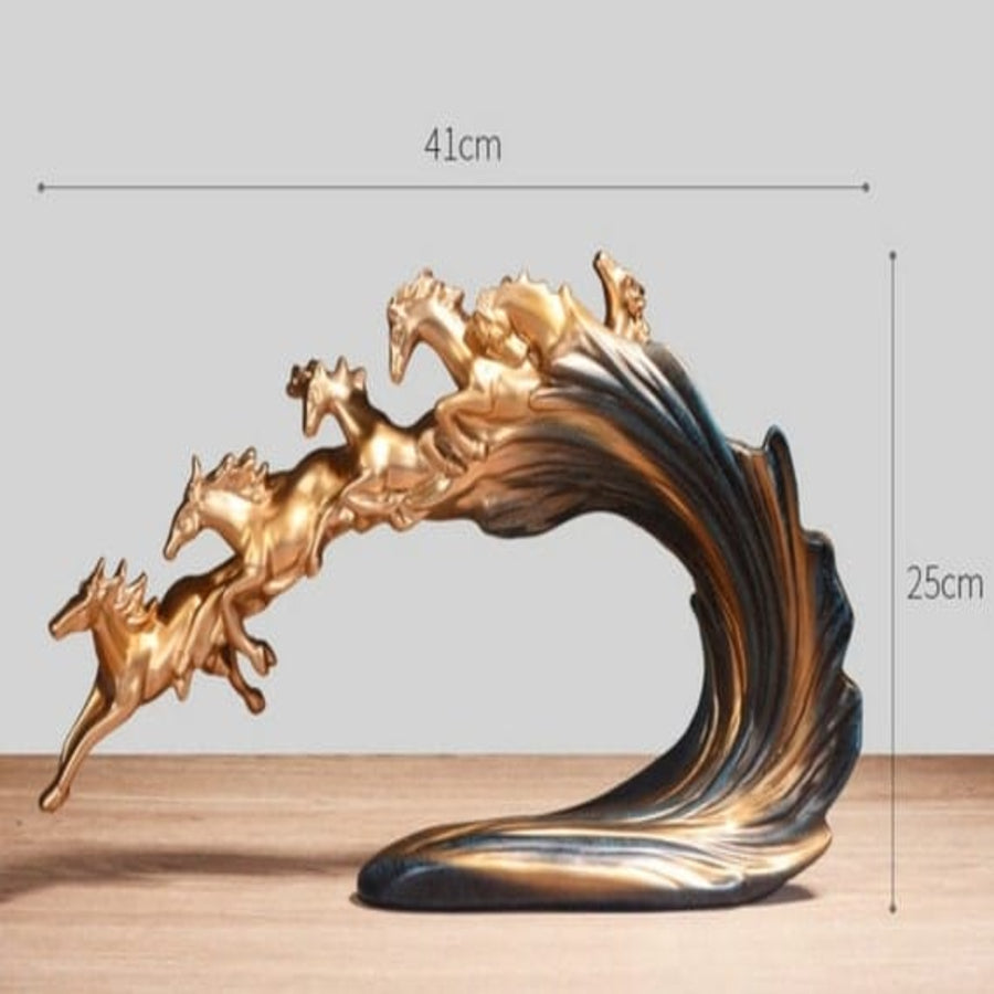 HD000027 - 7 Horses in flight