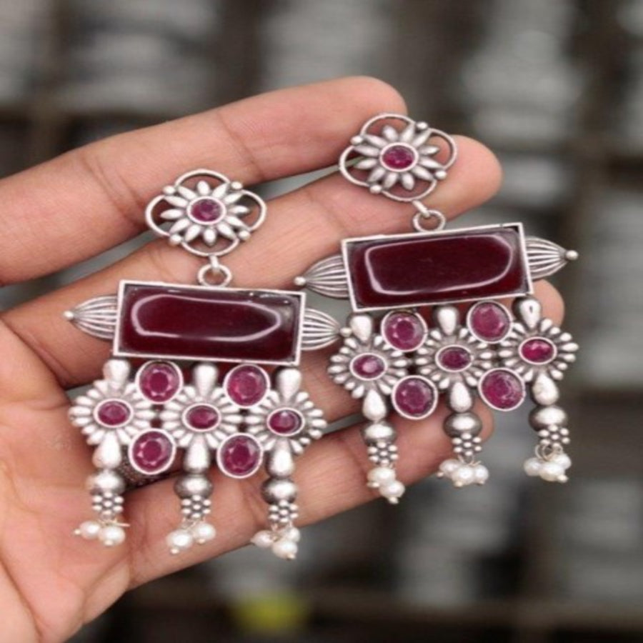 ER000033 - SILVER REPLICA EARRING