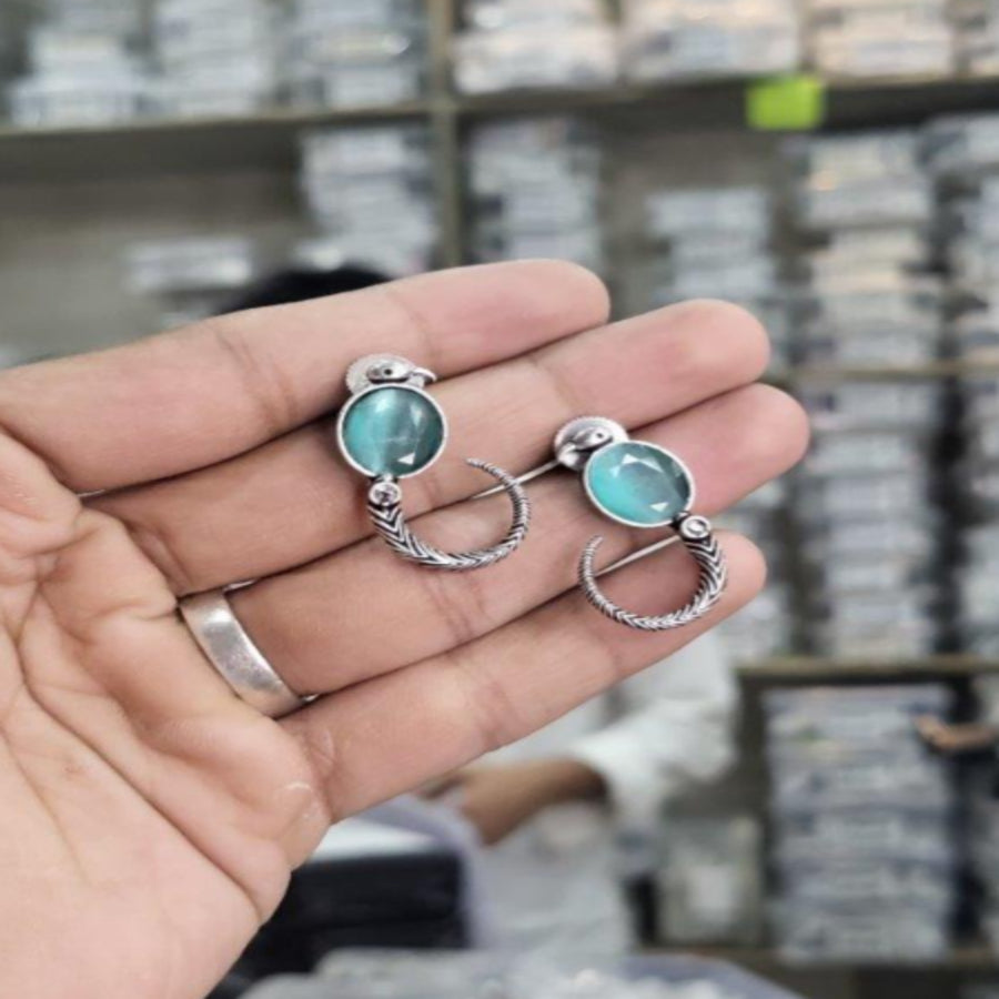 ER000001 - German Silver Earrings