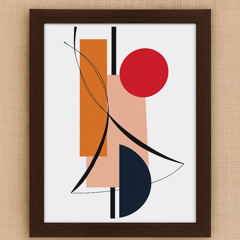 WA000001 - Modern Wall Art - Geometric Grace