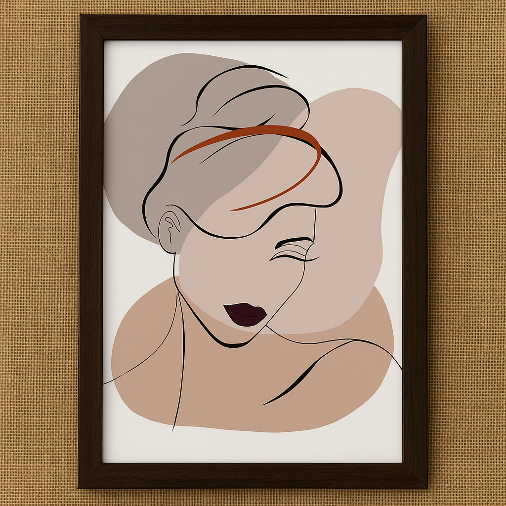 WA000003 - Modern Wall Art - Soft Contemplation