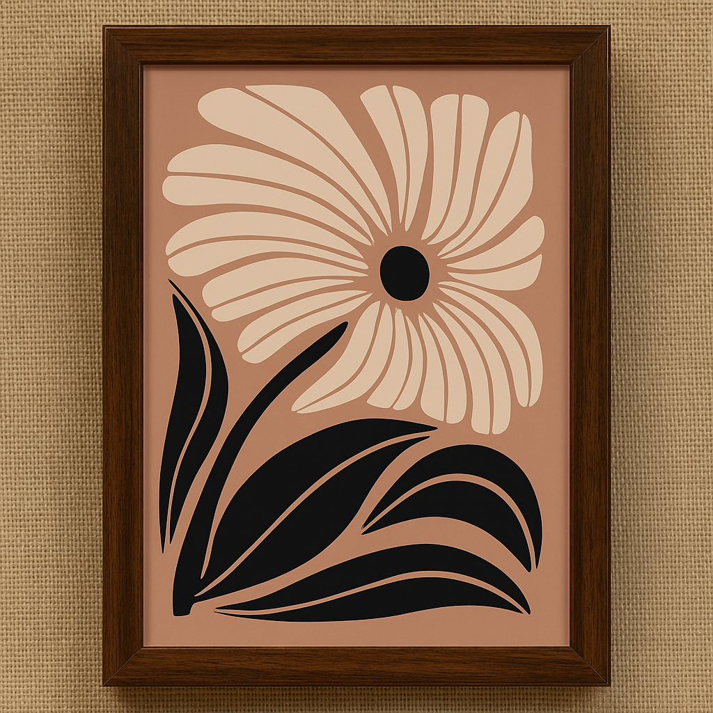 WA000006 - Modern Wall Art - Petal Poise