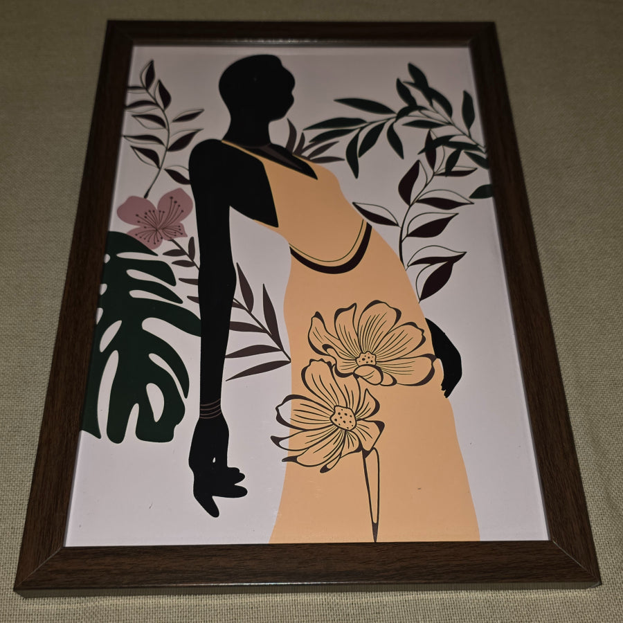 WA000011 - Modern Wall Art - Golden Serenity