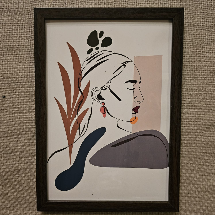 WA000024 - Modern Wall Art - Serene Profile