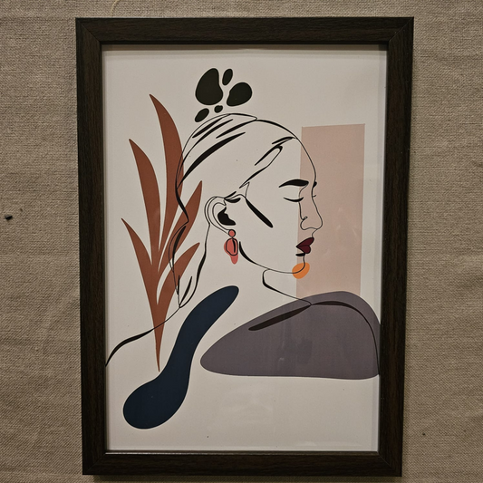 WA000024 - Modern Wall Art - Serene Profile