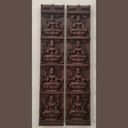 WOOD000006 - Ashtalakshmi - Hand Carved